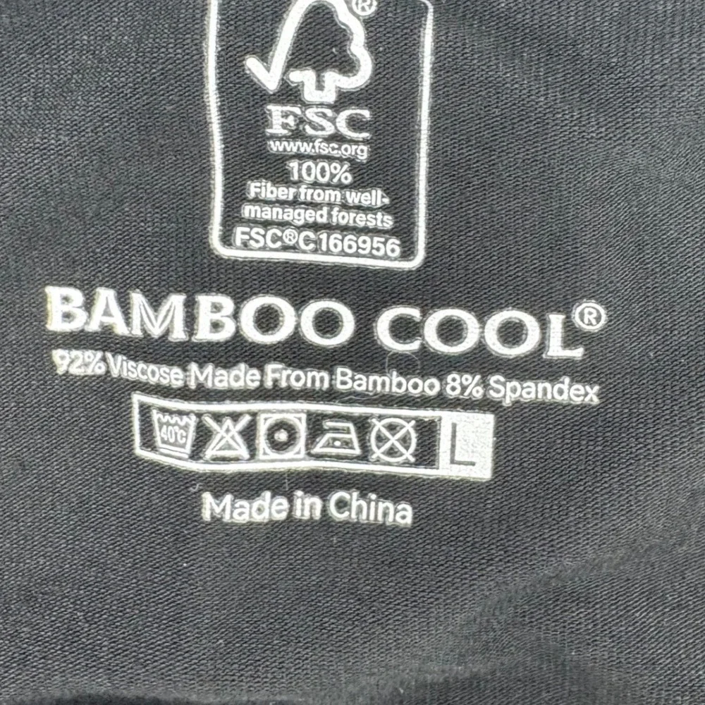 Bamboo Cool Men's Brief Underwear Black‎ Breathable Comfortable Size L